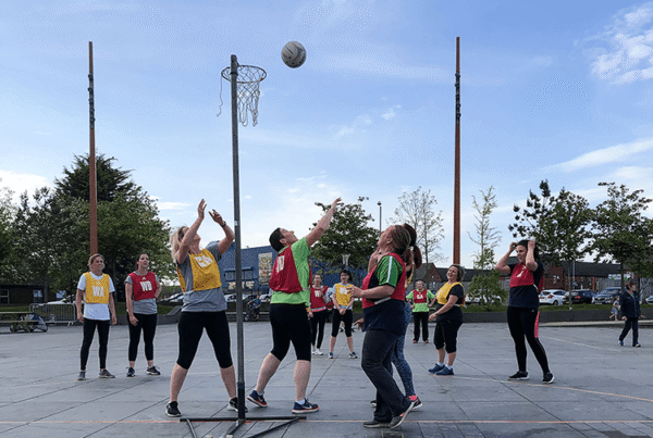 Young Netball Players