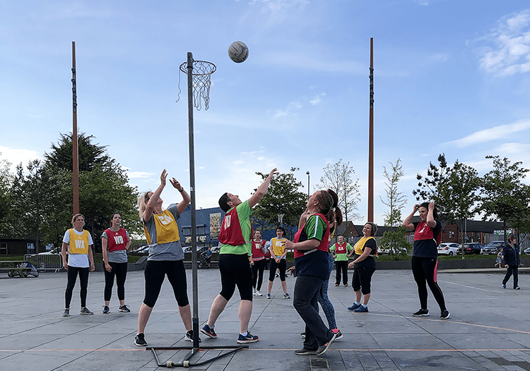 Young Netball Players