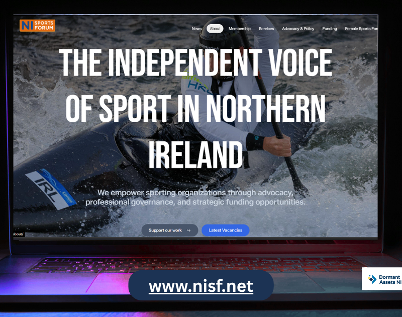 New Website image on laptop